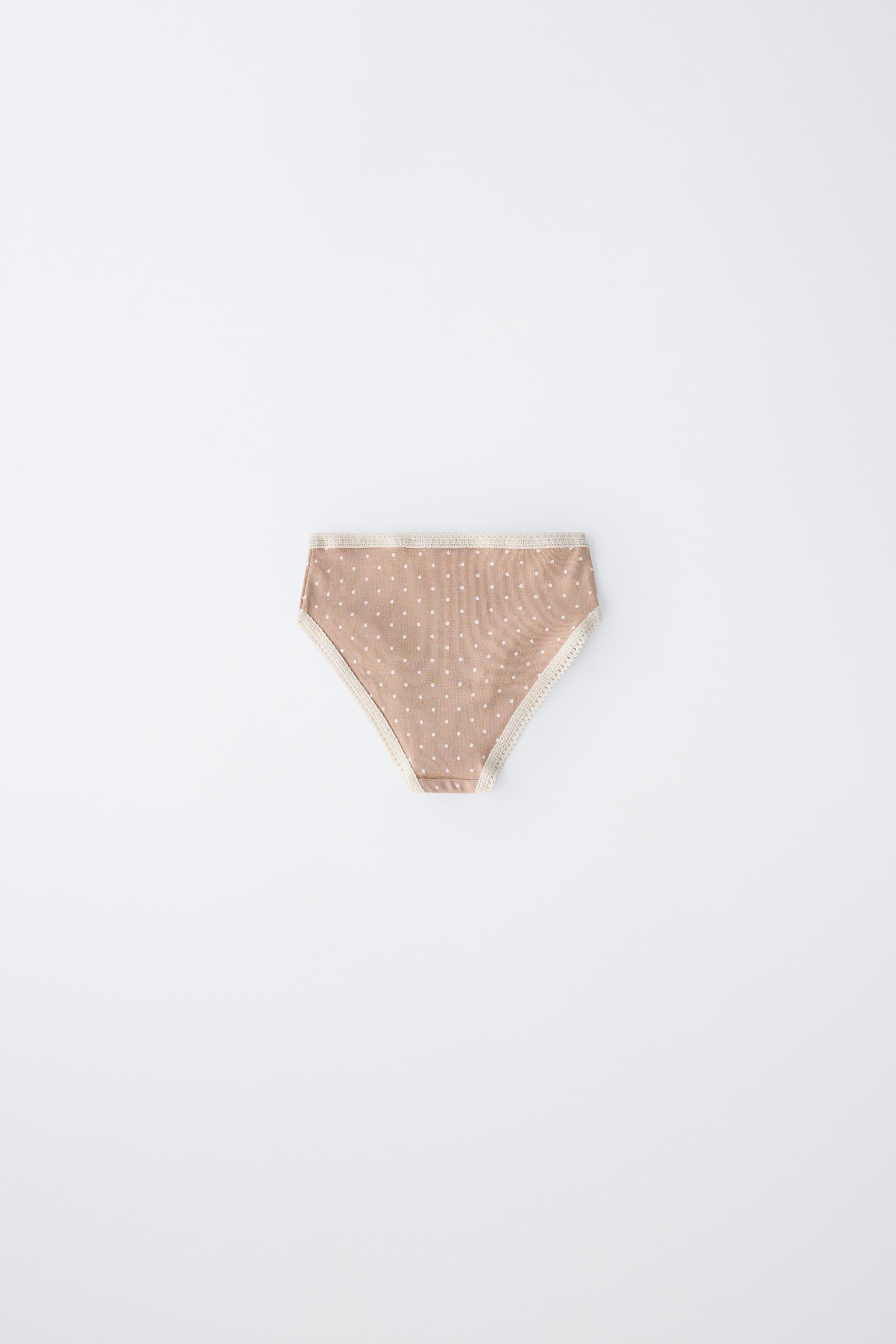 6- ANS/ LOT DE SIX CULOTTES À POIS